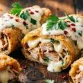Роллы с курицей