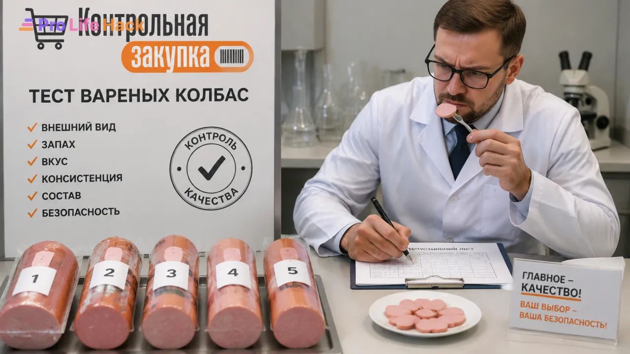 Вареные колбасы тест