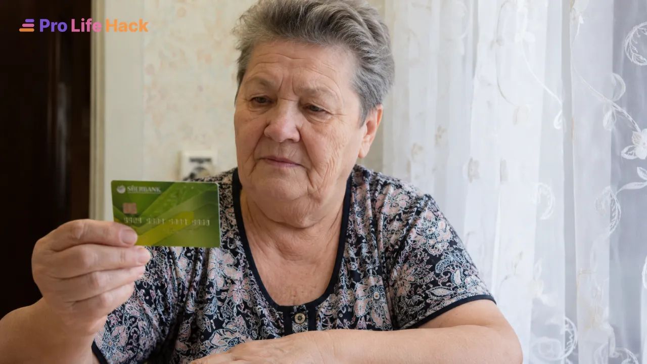 Пенсионерка и карта