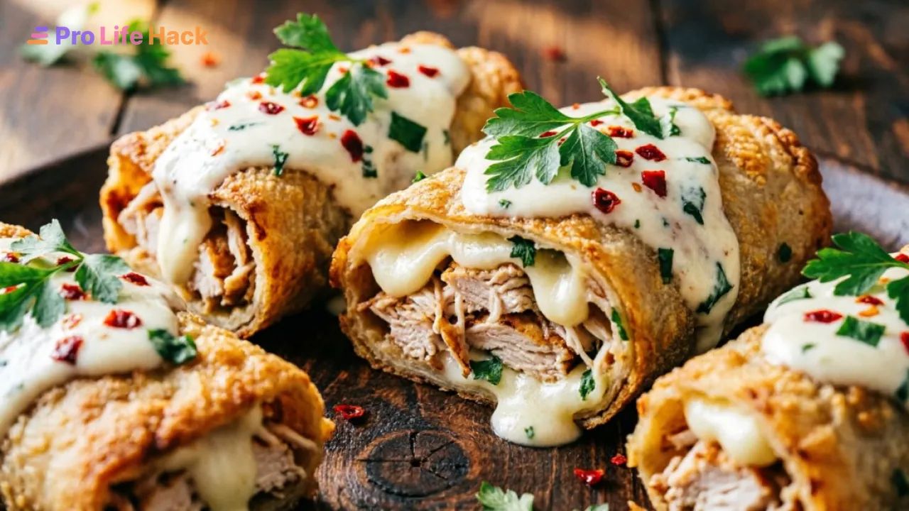 Роллы с курицей