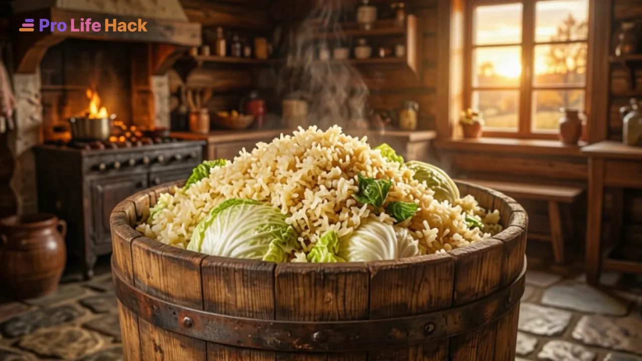 Бочка с капустой